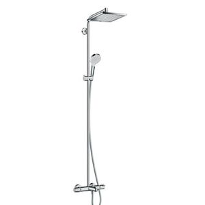 Coloana de dus Hansgrohe Crometta E240 1 jet cu baterie de cada termostatata crom imagine