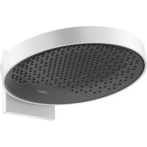 Palarie de dus Hansgrohe Rainfinity 360 1 jet cu placa de conectare la perete alb mat imagine