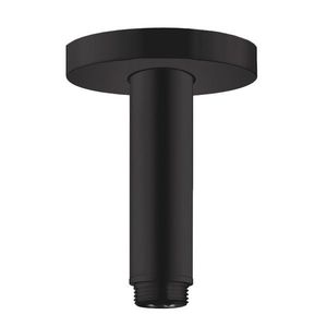 Brat de dus Hansgrohe S cu montare pe tavan 10cm negru mat imagine