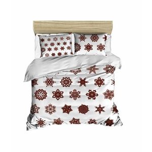 Lenjerie de pat dubla Xmas-429, Pearl Home, 3 piese, amestec bumbac, multicolor imagine