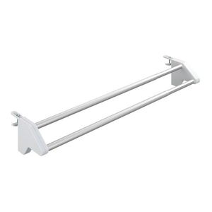 Uscator de rufe extensibil pentru calorifer, Wenko, Standard, 2 m capacitate de uscare, 62 - 110 x 11.5 x 13 cm, aluminiu/plastic imagine