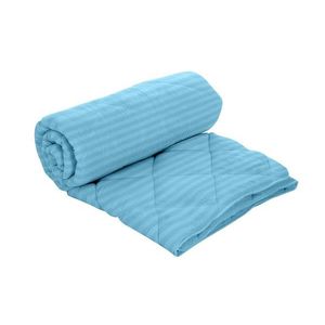 Pilota Alcam Damasc Bleu Ciel 200x220 cm, umplutura cu lana, 300 g/mp imagine