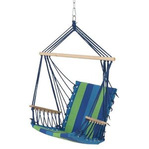 Leagan gradina/terasa, Hammock, 55 x 90 cm, albastru/verde imagine