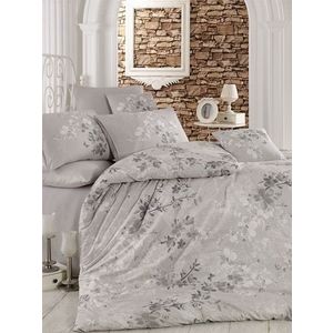 Lenjerie de pat dubla king size, Pearl Home, 172PRL68433, 3 piese, bumbac ranforce, multicolor imagine