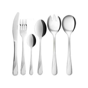 Set tacamuri pentru 12 persoane / 50 piese Napoli, Ambition, inox, argintiu imagine