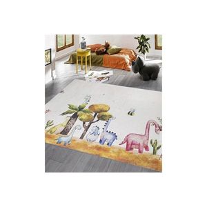 Covor de hol, 4034A, 80x200 cm, Catifea, Multicolor imagine