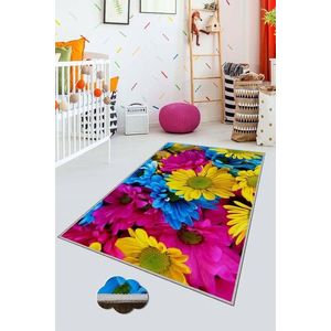 Covor de hol, HMNT505, 100x150 cm, Poliester, Multicolor imagine