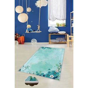 Covor de hol, HMNT504, 100x150 cm, Poliester, Multicolor imagine