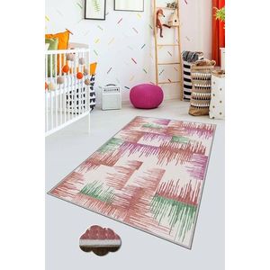 Covor de hol, HMNT529, 100x150 cm, Poliester, Multicolor imagine