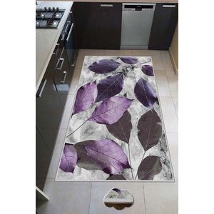 Covor de hol, HMNT572, 80x200 cm, Poliester, Multicolor imagine