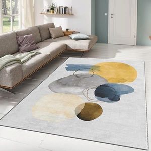 Covor, ALHO CARPET-38A , 100x140 cm, Poliester, Multicolor imagine