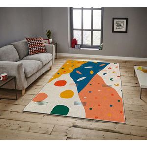 Covor, ASR CRPT-33 , 100x140 cm, Poliester, Multicolor imagine