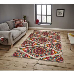 Covor, ASR CRPT-117 , 120x180 cm, Poliester, Multicolor imagine