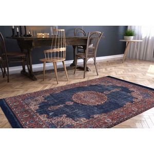 Covor de hol, Dark Blue AL 87 , 75x150 cm, Poliester , Multicolor imagine