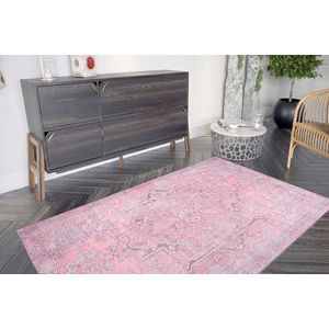 Covor de hol, Pink AL 271 , 75x150 cm, Poliester , Multicolor imagine