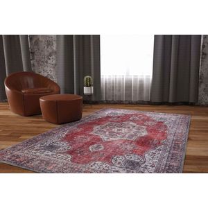 Covor de hol, Rustic AL 94 , 75x150 cm, Poliester , Multicolor imagine