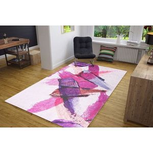 Covor de hol, Funk Chenille, 75x150 cm, Poliester , Multicolor imagine