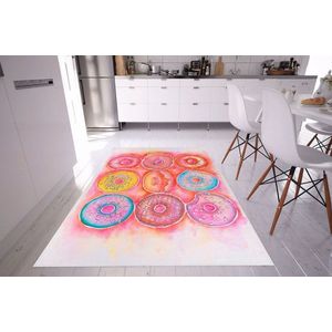 Covor de hol, Ada Gönül Chenille AL 311 , 75x230 cm, Poliester , Multicolor imagine