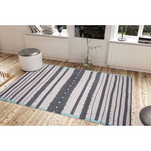 Covor de hol, Funk Chenille, 75x230 cm, Poliester , Multicolor imagine