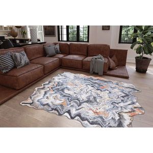 Covor de hol, Fusion Chenille AL 213 , 75x230 cm, Poliester , Multicolor imagine