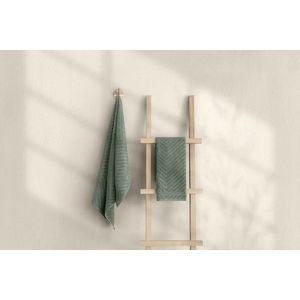 Set prosoape de baie 2 piese, Elliott, 1026A-071-2, Bumbac, Verde imagine