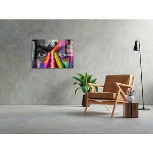 Tablou decorativ, 1289, Sticla temperata, 30 x 45 cm, Multicolor imagine