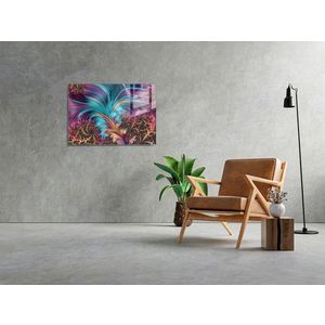 Tablou decorativ, 1294, Sticla temperata, 30 x 45 cm, Multicolor imagine