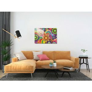 Tablou decorativ, 1338, Sticla temperata, 30 x 45 cm, Multicolor imagine