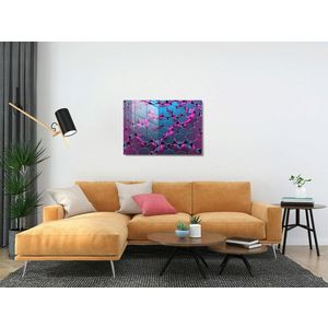 Tablou decorativ, 1378, Sticla temperata, 30 x 45 cm, Multicolor imagine