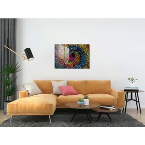 Tablou decorativ, 1412, Sticla temperata, 30 x 45 cm, Multicolor imagine