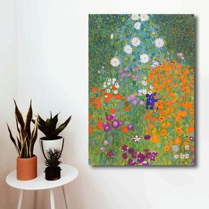 Tablou decorativ, 70100KLIMT001, Canvas , Lemn, Multicolor imagine