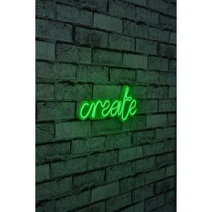 Decoratiune luminoasa LED, Create, Benzi flexibile de neon, DC 12 V, Verde imagine