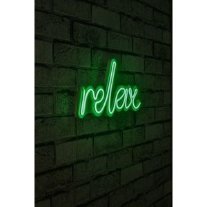 Decoratiune luminoasa LED, Relax, Benzi flexibile de neon, DC 12 V, Verde imagine