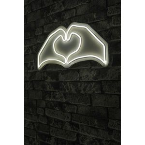 Decoratiune luminoasa LED, Sweetheart, Benzi flexibile de neon, DC 12 V, Alb imagine