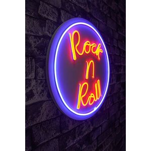 Decoratiune luminoasa LED, Rock n Roll, Benzi flexibile de neon, DC 12 V, Multicolor imagine