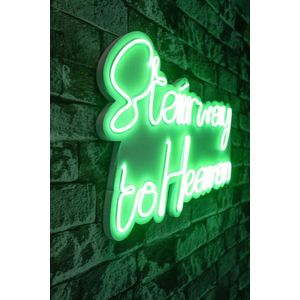 Decoratiune luminoasa LED, Stairway to Heaven, Benzi flexibile de neon, DC 12 V, Verde imagine