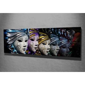 Tablou decorativ, PC049, Canvas, 30 x 80 cm, Multicolor imagine