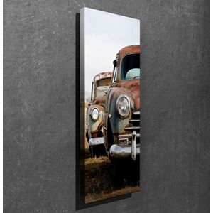 Tablou decorativ, PC057, Canvas, 30 x 80 cm, Multicolor imagine