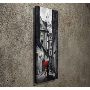 Tablou decorativ, PC081, Canvas, 30 x 80 cm, Multicolor imagine