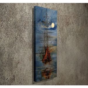 Tablou decorativ, PC085, Canvas, 30 x 80 cm, Multicolor imagine