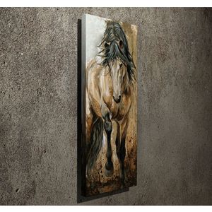 Tablou decorativ, PC084, Canvas, 30 x 80 cm, Multicolor imagine