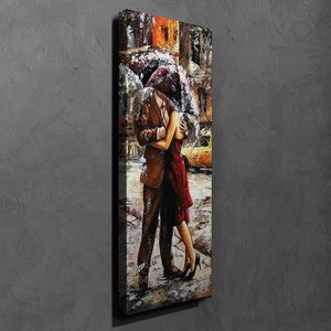 Tablou decorativ, PC102, Canvas, 30 x 80 cm, Multicolor imagine