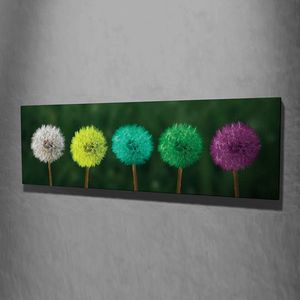 Tablou decorativ, PC93, Canvas, 30 x 80 cm, Multicolor imagine