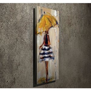 Tablou decorativ, PC082, Canvas, 30 x 80 cm, Multicolor imagine