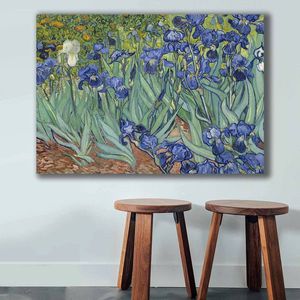 Tablou decorativ, 70100VANGOGH035, Canvas , Lemn, Multicolor imagine