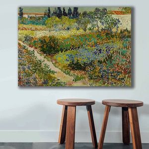 Tablou decorativ, 70100VANGOGH040, Canvas , Lemn, Multicolor imagine