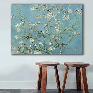 Tablou decorativ, 70100VANGOGH050, Canvas , Lemn, Multicolor imagine