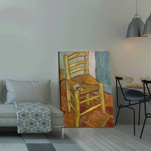 Tablou decorativ, 70100VANGOGH052, Canvas , Lemn, Multicolor imagine