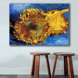 Tablou decorativ, 70100VANGOGH055, Canvas , Lemn, Multicolor imagine