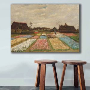 Tablou decorativ, 70100VANGOGH071, Canvas , Lemn, Multicolor imagine